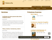 Tablet Screenshot of calamocha.es